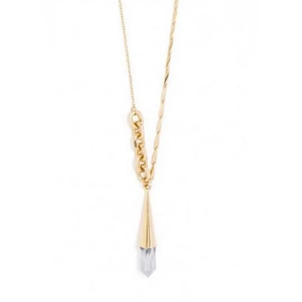 New BaubleBar Astronomer Pendant Necklace in Howlite